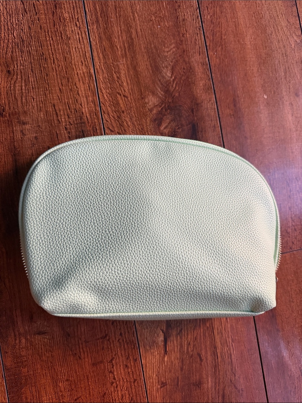 Neiman Marcus Green Two-Piece Cosmetic Pouch Set
